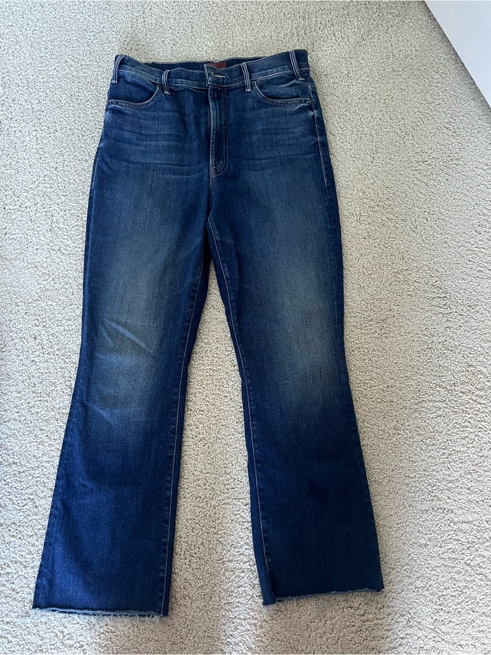 MOTHER Dark Blue Flare Jeans
